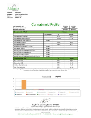 Doc Brown's - CannaLixir - Grape - 1000 mg THC Free CBD Tincture