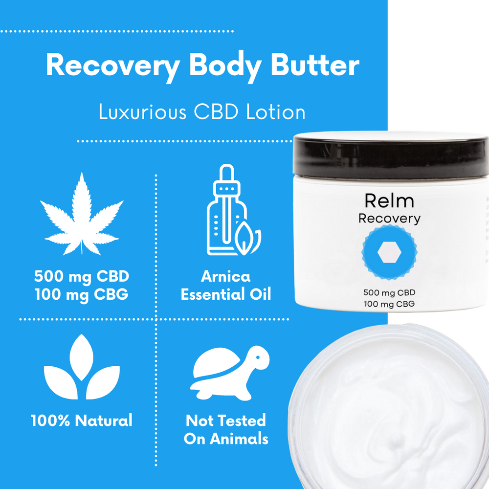 Recovery Body Butter [ 500 mg CBD + 100 mg CBG ]
