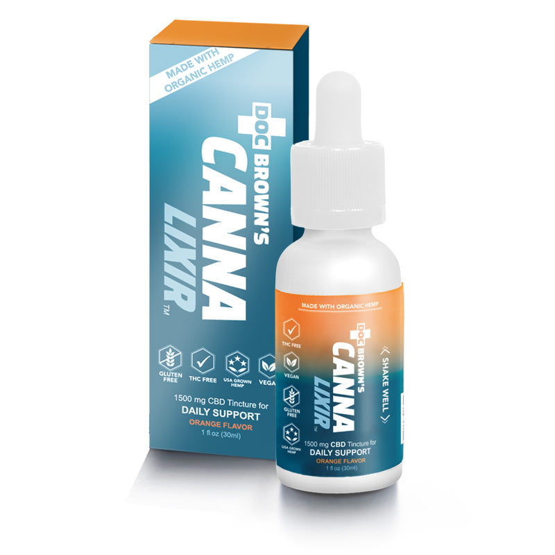 Doc Brown's - CannaLixir - Orange - 1500 mg THC Free CBD Tincture