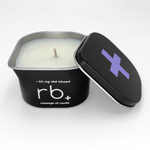 rb+ lavender massage oil candle - 3 oz.