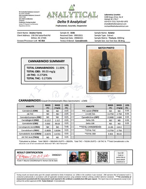 Aviator Farms - Strawberry Signature Hemp Extracts - 3000mg