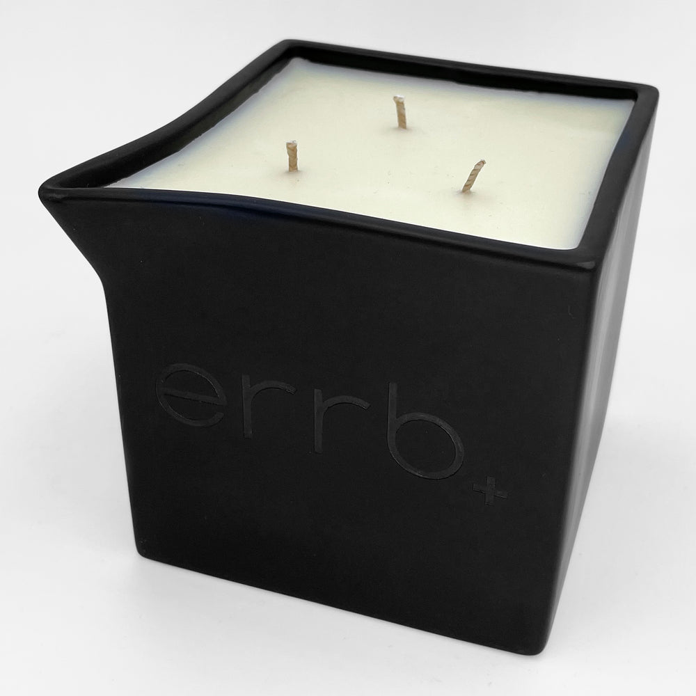 errbshop - errb+ cbd infused massage oil candle - 24 oz.