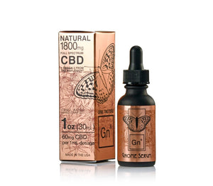 Tincture Full Spectrum Hemp Extract 1800mg Natural Flavor (60mg per 1 ml 1 dropper)