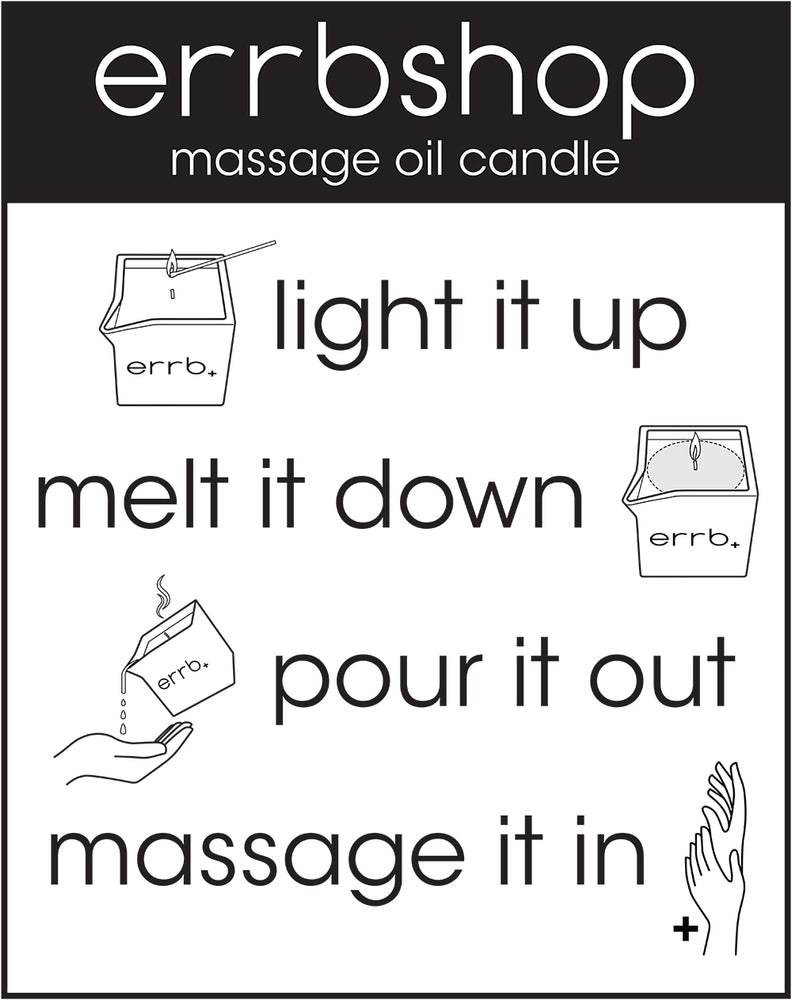 rb+ grapefruit massage oil candle - 3 oz.