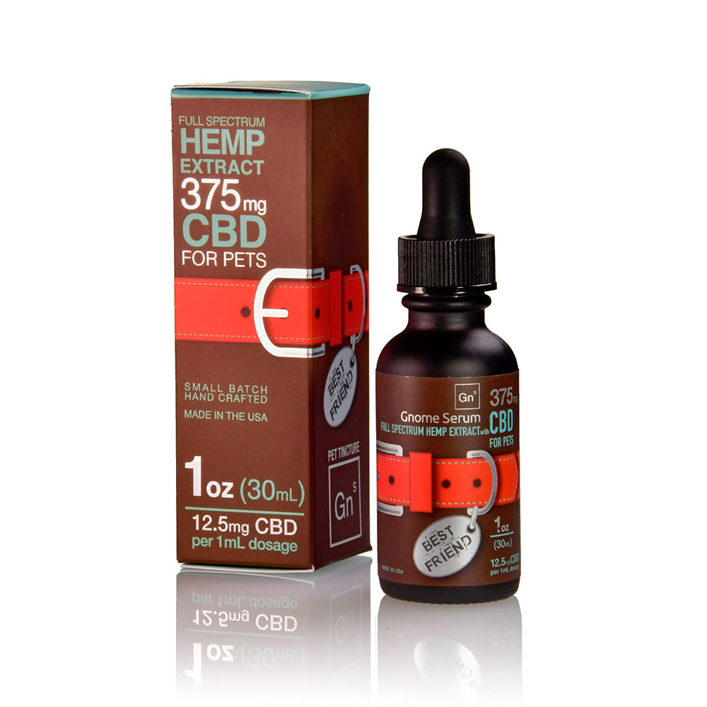 Best Friend Tincture Full Spectrum Hemp Extract with  Ahiflower oil  375MG (12.5 mg per 1 ml dropper)