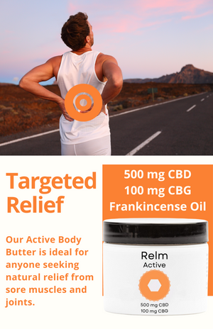 Active Body Butter [ 500 mg CBD + 100 mg CBG ]