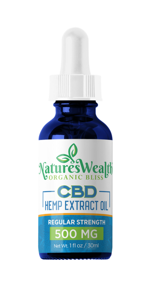 Natures Wealth - 500mg CBD Oil (Peppermint)