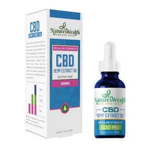 Natures Wealth - 500mg CBD Oil (Peppermint)