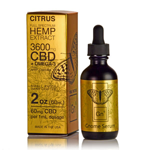 Tincture Full Spectrum Hemp Extract 3600mg 2 oz. Citrus Flavor  (60mg per 1 ml 1 dropper)