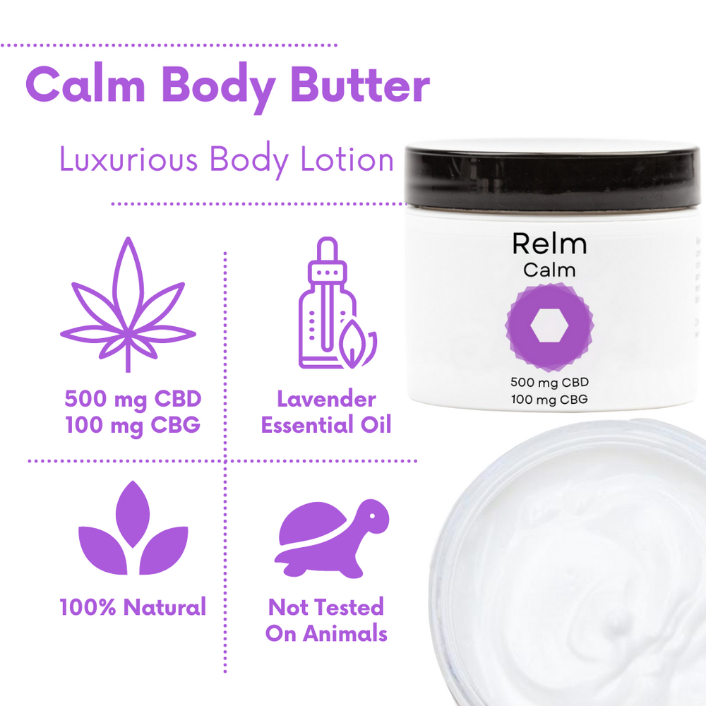 Calm Body Butter [ 500 mg CBD + 100 mg CBG ]